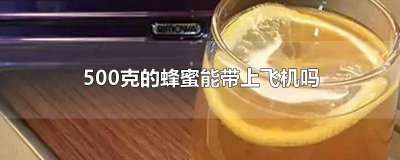 ​500g的蜂蜜能带上飞机吗 500克蜂蜜可以带上飞机吗