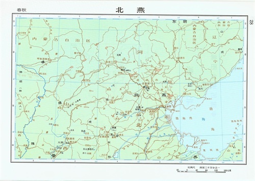 中国历史地图集（图片版）春秋战国