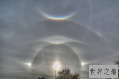 ​幻日现象曾在春秋便出现，一般持续几分钟便结束