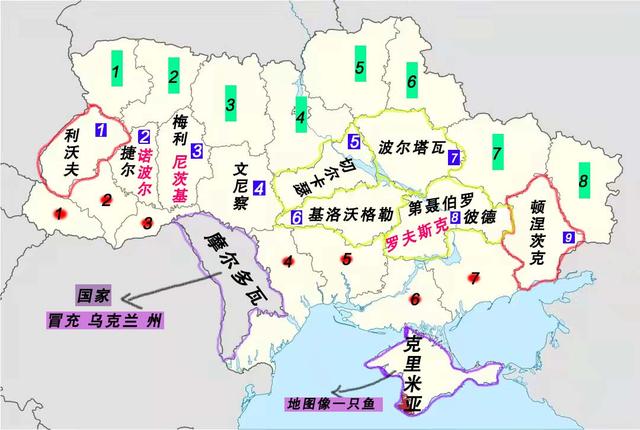 俄罗斯与乌克兰的地图详情（乌克兰地图攻略速记）(5)