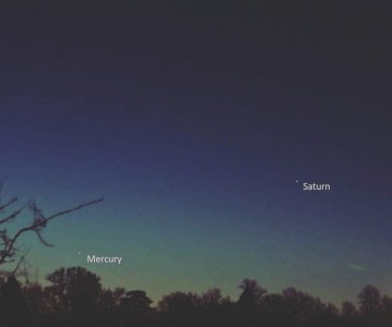 ​3月2日水星与土星将上演“相合”
