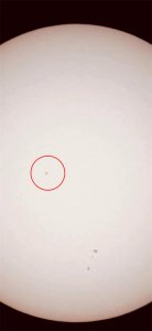 震撼!江苏追星人再次拍到中国空间站凌日