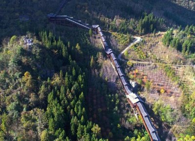 ​亚洲第一梯|恩施大峡谷户外手扶电梯究竟有多长？