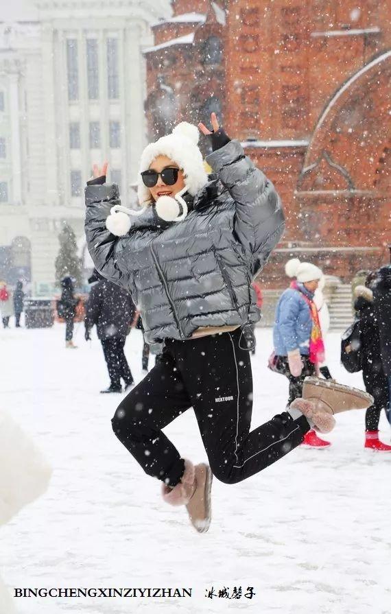 冬天的哈尔滨雪景(飘雪的哈尔滨美翻了)(69)