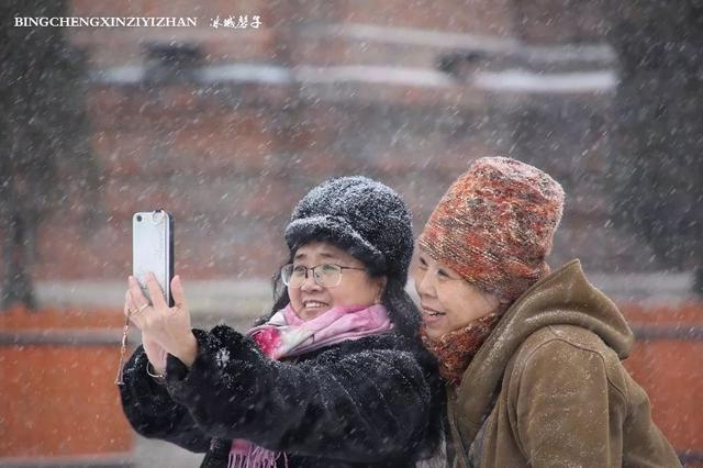 冬天的哈尔滨雪景(飘雪的哈尔滨美翻了)(15)