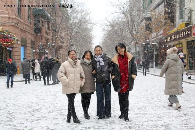冬天的哈尔滨雪景(飘雪的哈尔滨美翻了)(21)