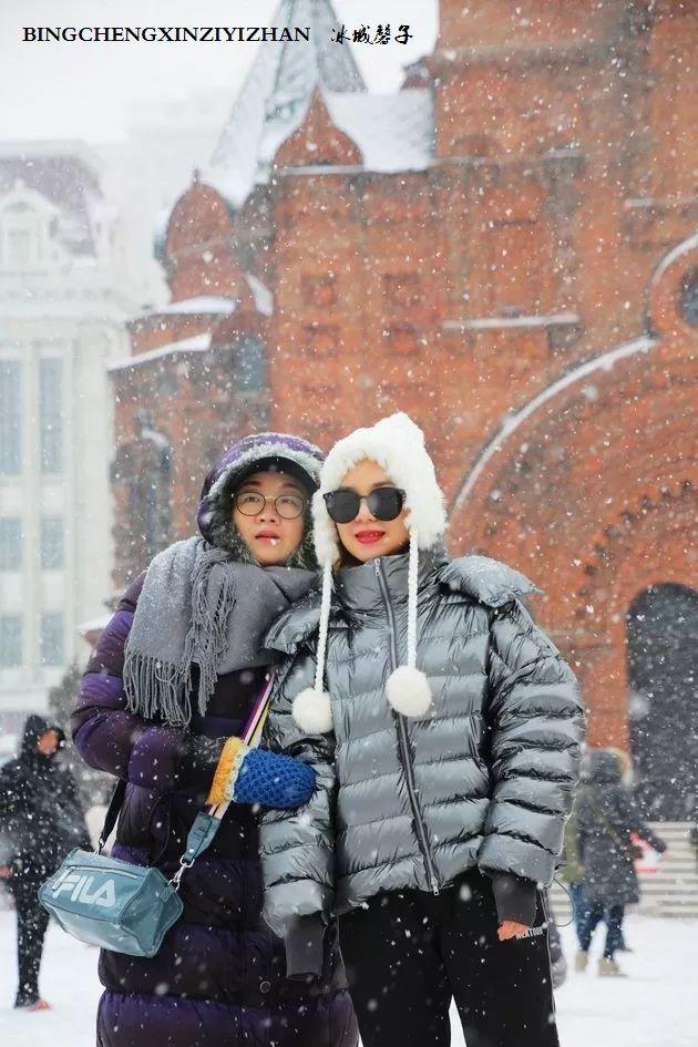 冬天的哈尔滨雪景(飘雪的哈尔滨美翻了)(73)