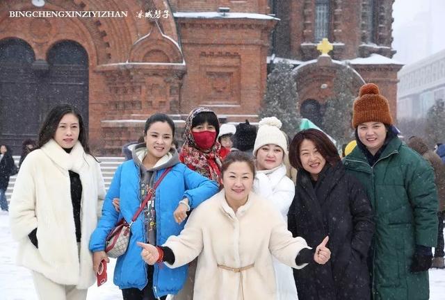 冬天的哈尔滨雪景(飘雪的哈尔滨美翻了)(29)