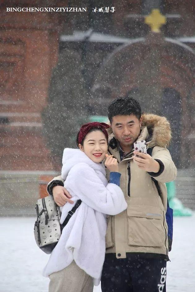 冬天的哈尔滨雪景(飘雪的哈尔滨美翻了)(31)