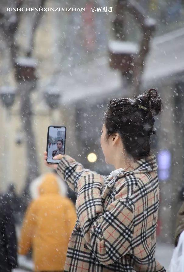 冬天的哈尔滨雪景(飘雪的哈尔滨美翻了)(65)