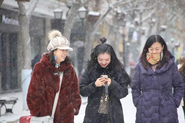 冬天的哈尔滨雪景(飘雪的哈尔滨美翻了)(16)