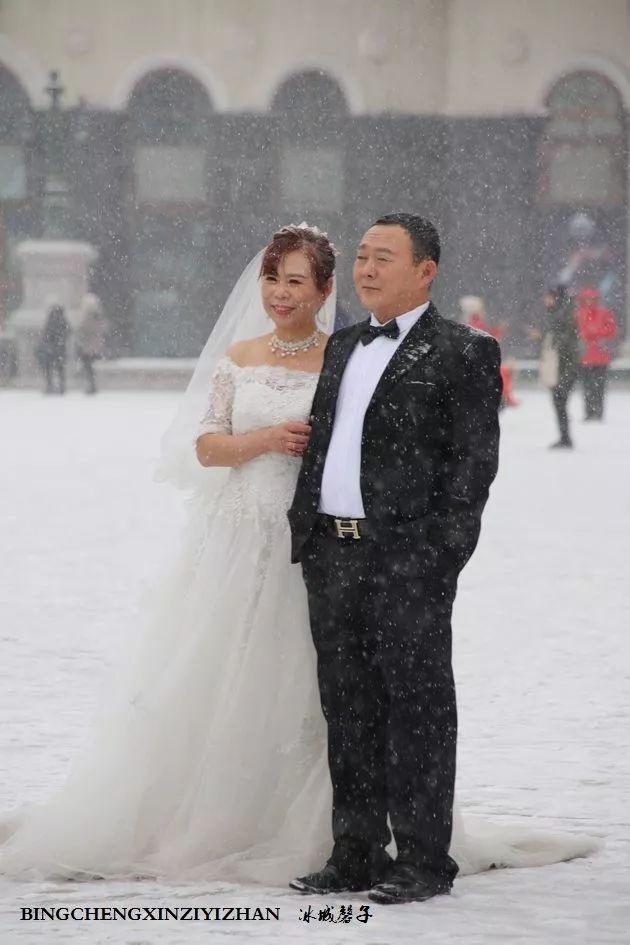 冬天的哈尔滨雪景(飘雪的哈尔滨美翻了)(32)