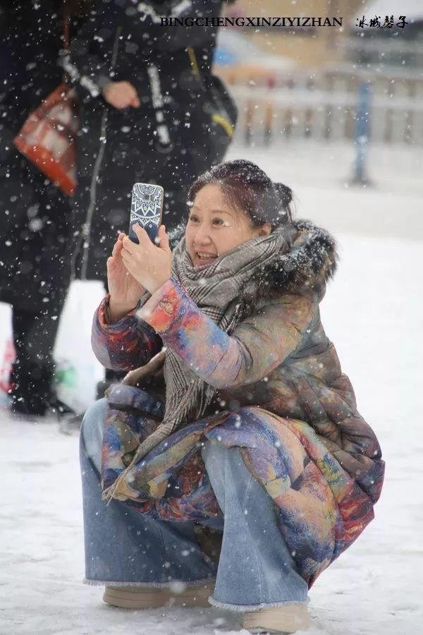 冬天的哈尔滨雪景(飘雪的哈尔滨美翻了)(67)