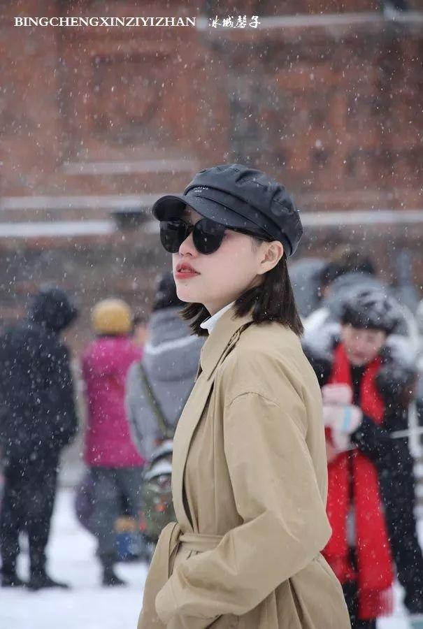 冬天的哈尔滨雪景(飘雪的哈尔滨美翻了)(77)