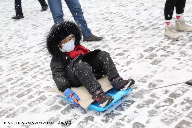 冬天的哈尔滨雪景(飘雪的哈尔滨美翻了)(46)