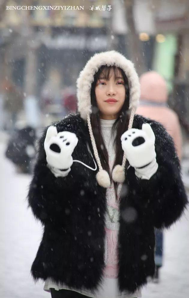 冬天的哈尔滨雪景(飘雪的哈尔滨美翻了)(71)