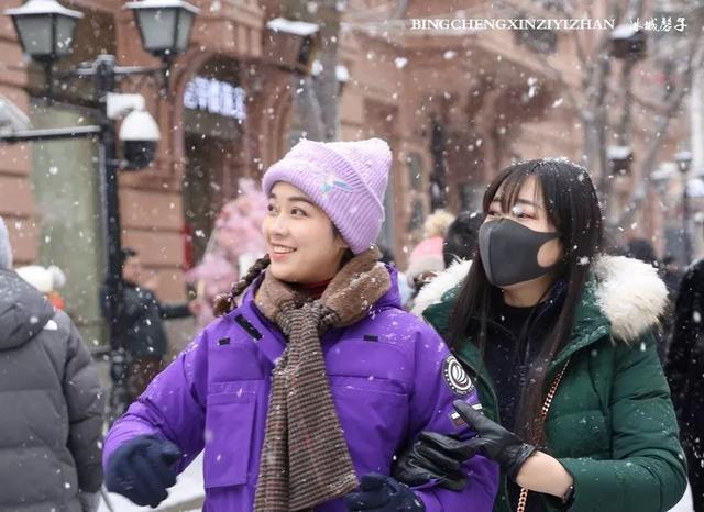 冬天的哈尔滨雪景(飘雪的哈尔滨美翻了)(61)