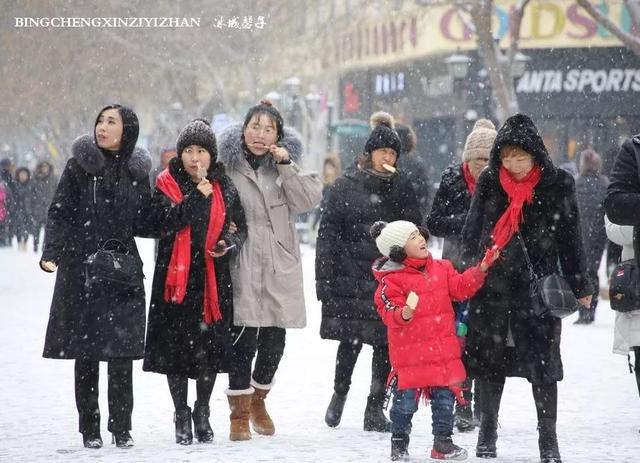 冬天的哈尔滨雪景(飘雪的哈尔滨美翻了)(18)