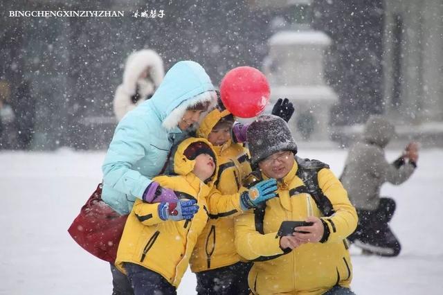 冬天的哈尔滨雪景(飘雪的哈尔滨美翻了)(43)