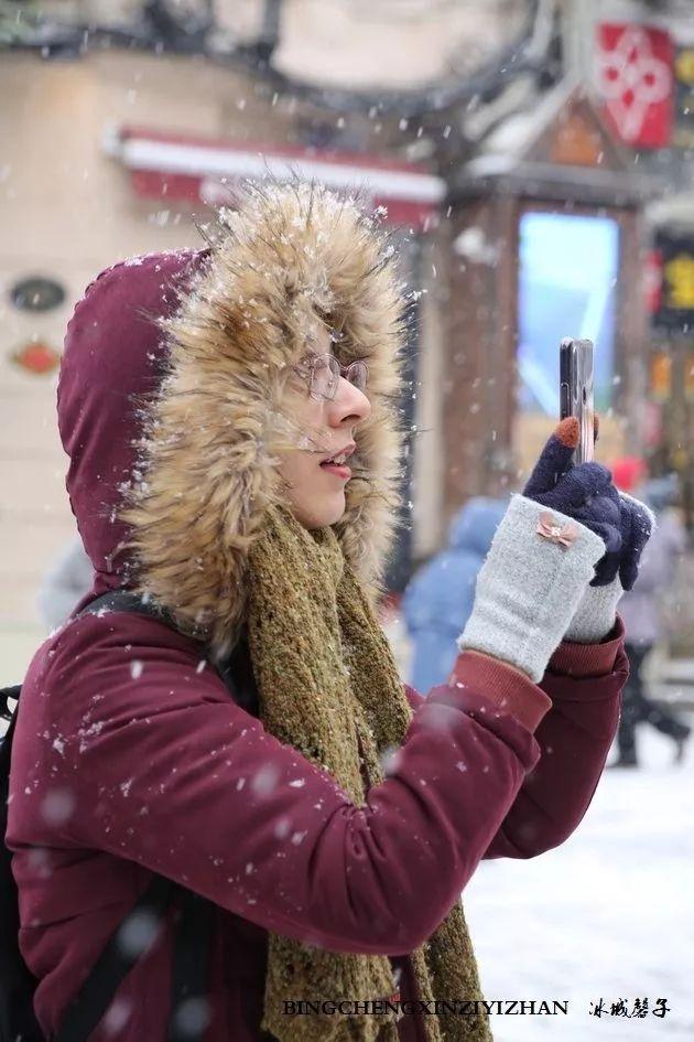 冬天的哈尔滨雪景(飘雪的哈尔滨美翻了)(63)