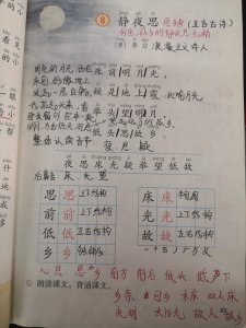 ​人教版一年级语文下册静夜思教学视频 一年级语文下册静夜思教学视频杨老师