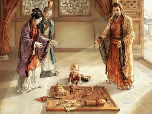 宝宝抓周习俗及寓意（亲近传统文化宝宝周岁了）(11)