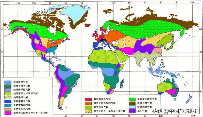 气候分为哪几类(各种气候类型的气候特点)