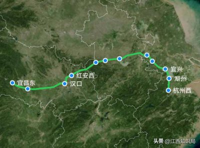 ​D2188次列车，杭州至宜昌唯一始发终至动车，过南京南