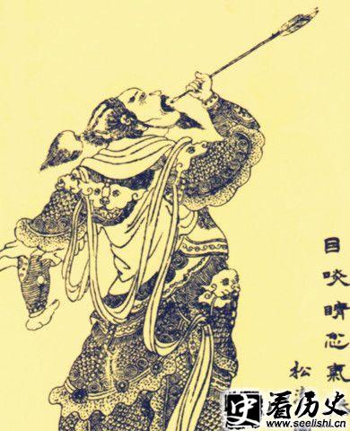 夏侯惇拔矢啖睛