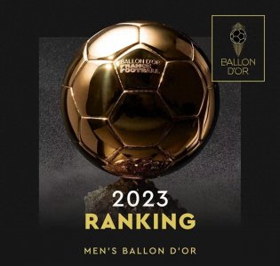 ​金球奖完整排名：梅西夺魁，哈兰德第二，姆巴佩第三