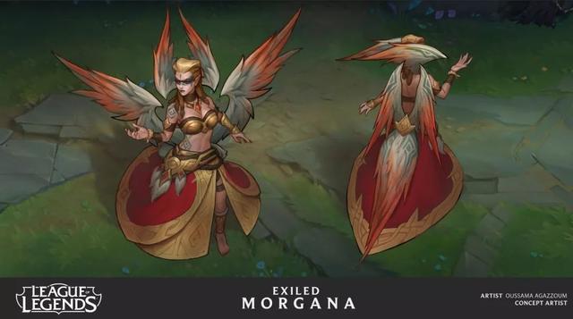 lol莫甘娜哪个皮肤好（拳头3位设计师公布皮肤设计稿）(9)