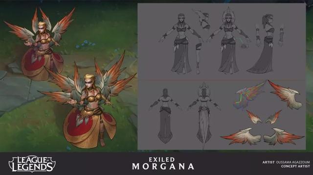 lol莫甘娜哪个皮肤好（拳头3位设计师公布皮肤设计稿）(10)