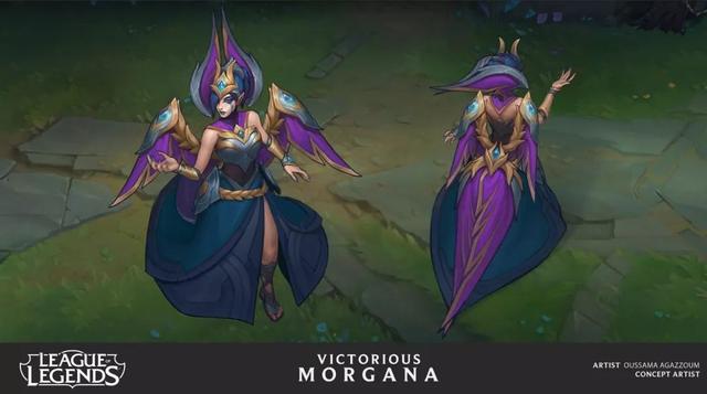 lol莫甘娜哪个皮肤好（拳头3位设计师公布皮肤设计稿）(5)