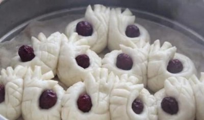 ​教你做3种传统的花馍，寓意：蒸蒸日上，做法简单，25分钟出锅