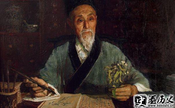 李时珍油画像