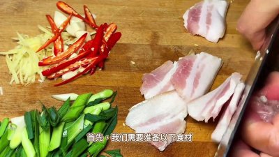 ​盐煎肉的家常做法，口感鲜美，做法简单，是一道家常菜的好选择