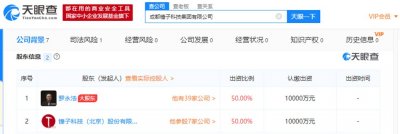 ​罗永浩所持成都锤子科技股权被冻结，涉及金额1亿元