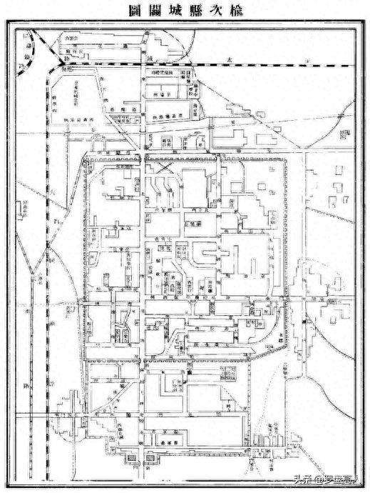 1942年山西榆次老地图