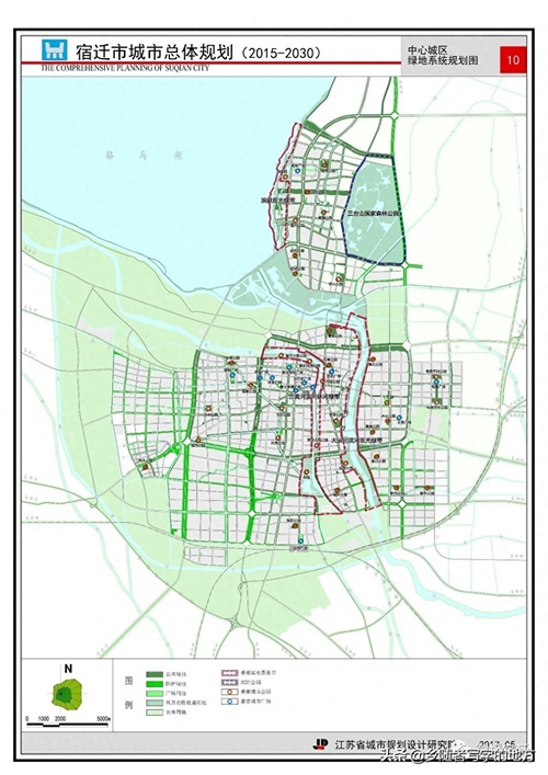 高清！江苏省宿迁市城市总体规划图（2030年），宿迁人收藏了