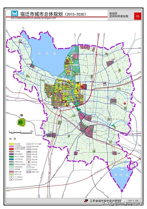 高清！江苏省宿迁市城市总体规划图（2030年），宿迁人收藏了