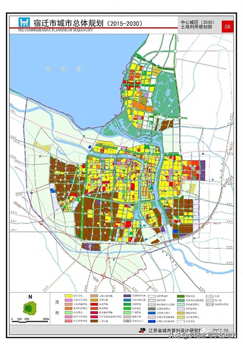 高清！江苏省宿迁市城市总体规划图（2030年），宿迁人收藏了