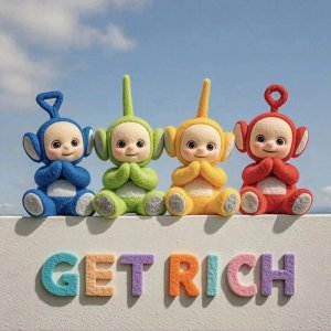 ​2025 好运暴富天线宝宝头像背景图