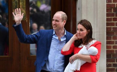 ​凯特王妃第三胎产后气色佳 小王子酣睡正脸曝光