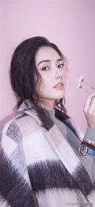 ​珍藏高清壁纸|齿白唇红，五官完美的郭碧婷