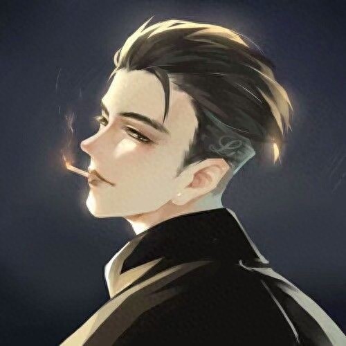 超酷的暗黑系情侣头像，就是这么拽