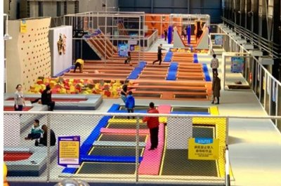 ​北京房山极限空间蹦床主题公园走红网络