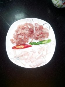 ​鲜竹笋炒肉丝