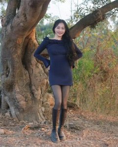 ​一举一动，女神范儿