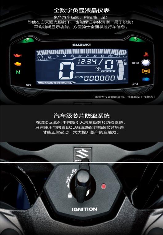 豪爵铃木gsx250r最新配置（2022款豪爵铃木GSX250R-A详情介绍）(19)
