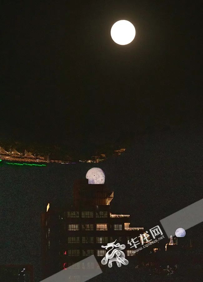 月亮照片真实图片（年度最特殊的赏月视角）